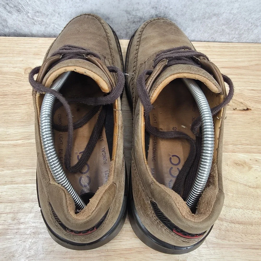 Ecco Fusion II Oxford Shoes Mens 42 US 8   Brown Nubuck‎ Leather Comfort